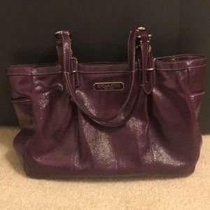 Coach Patent Leather Satchel Bag